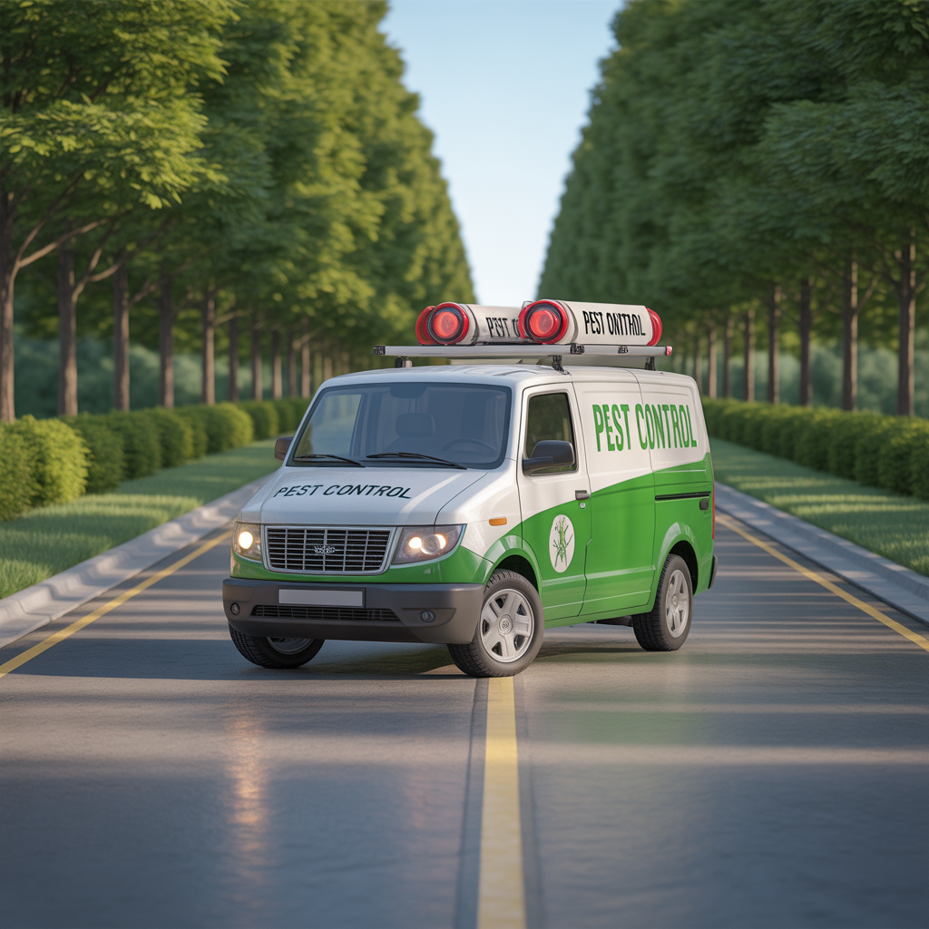 Ridgewood Exterminator professional service vehicle providing pest control throughout Queens NY